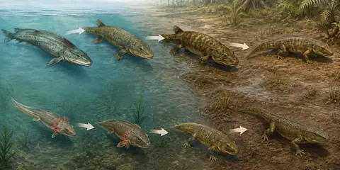 Ancient Fossils Challenge Early Land Vertebrate Evolution Theory
